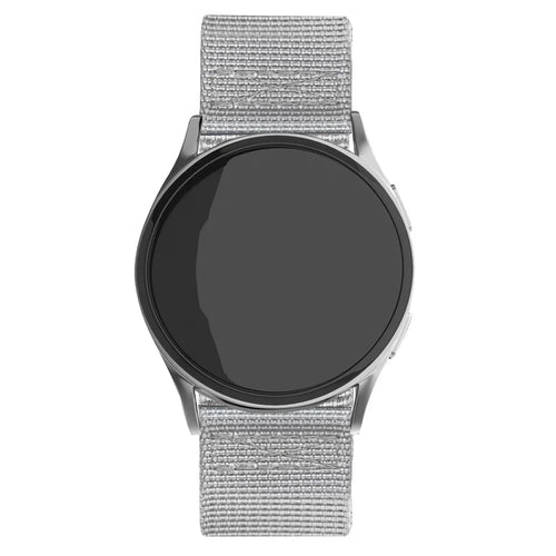 Withings ScanWatch Nova nylon gesp band (grijs)