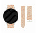 Samsung Galaxy Watch 7 - 40mm leren glitter bandje (rosé goud)