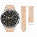 Samsung Galaxy Watch 4 Classic 46mm leren glitter bandje (rosé goud)