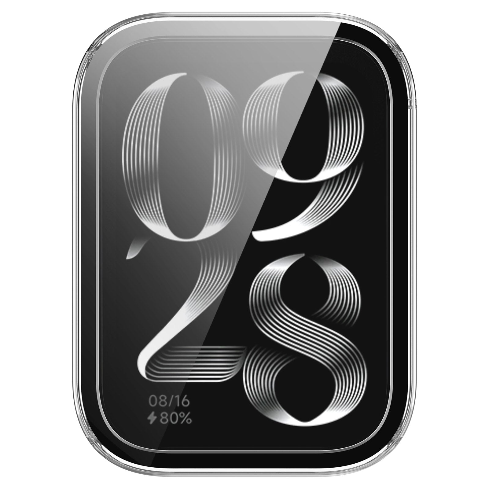Xiaomi Smart Band 10 Pro Ceramic PC case met glas (transparant) 