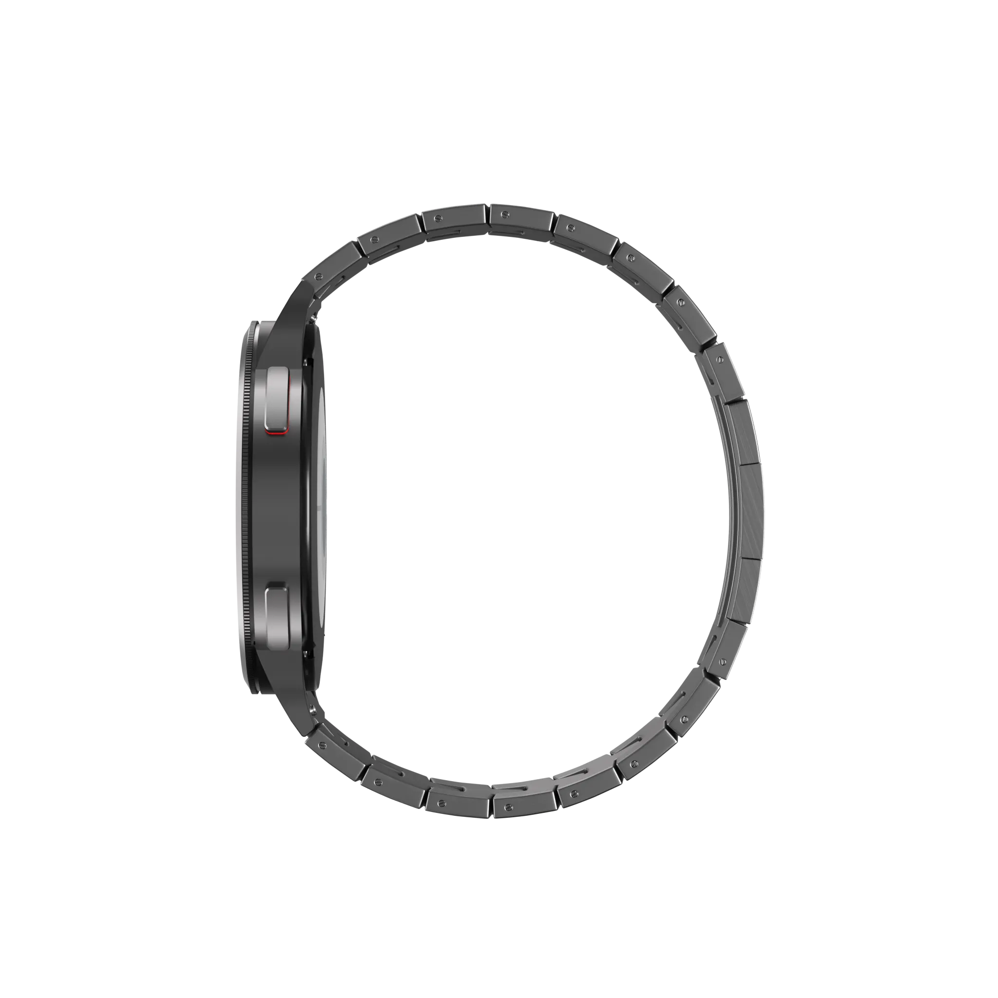 Oppo Watch X titanium grain band (platte sluiting) (grafiet)