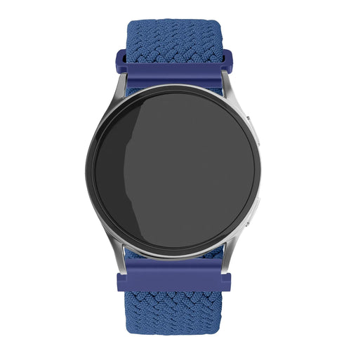 Motorola Moto Watch - 47mm verstelbaar geweven bandje (blauw)