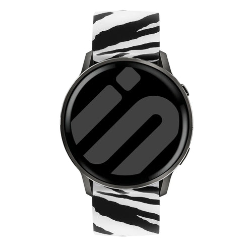 Garmin Vivoactive 5 Print Silicone Strap (Wild Zebra)