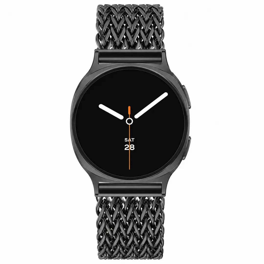 Samsung Galaxy Watch 9 - 40mm metalen mesh bandje (zwart)