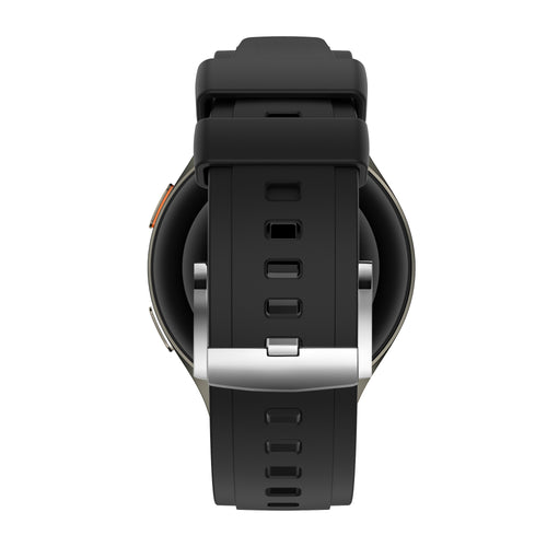 Bandz Samsung Galaxy Watch 46mm siliconen band 'Easy fit' (zwart) 