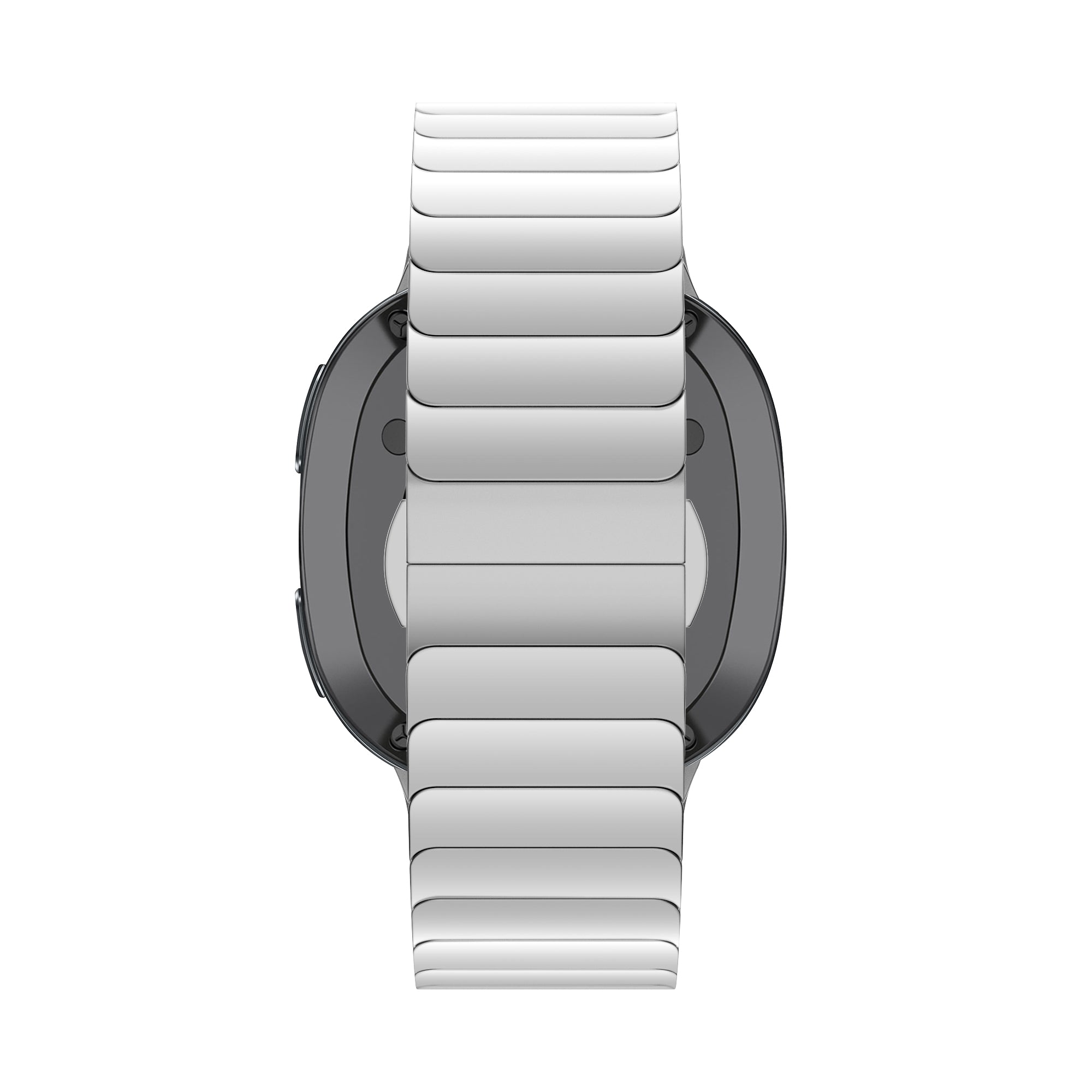 Bandz Samsung Galaxy Watch 8 Classic stalen band 'One Bead' (zilver)