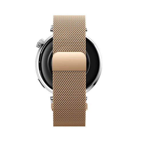 Bandz Huawei Watch GT 4 - 41mm Milanese band 'Easy fit' (rosé goud)