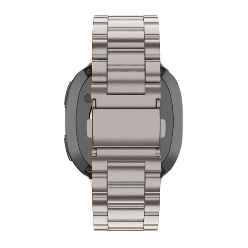 Bandz Samsung Galaxy Watch 8 - 40mm stalen band 'Classic' (titanium)