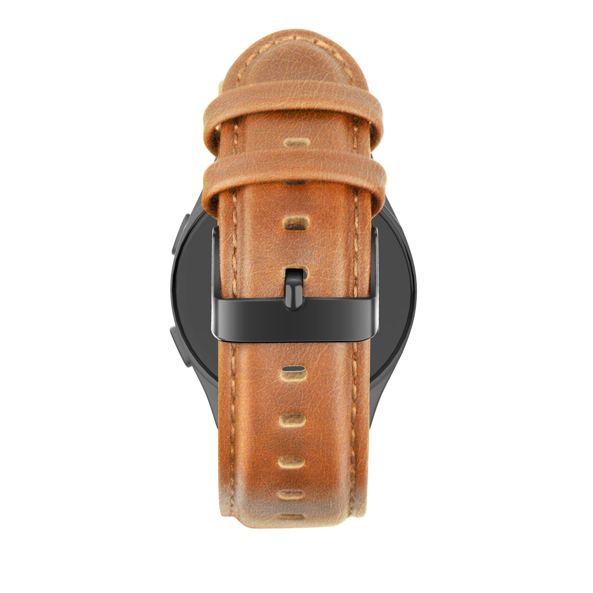 Bandz Huawei Watch GT 6 Pro - 46mm Leather Strap 'Classic' (Brown)