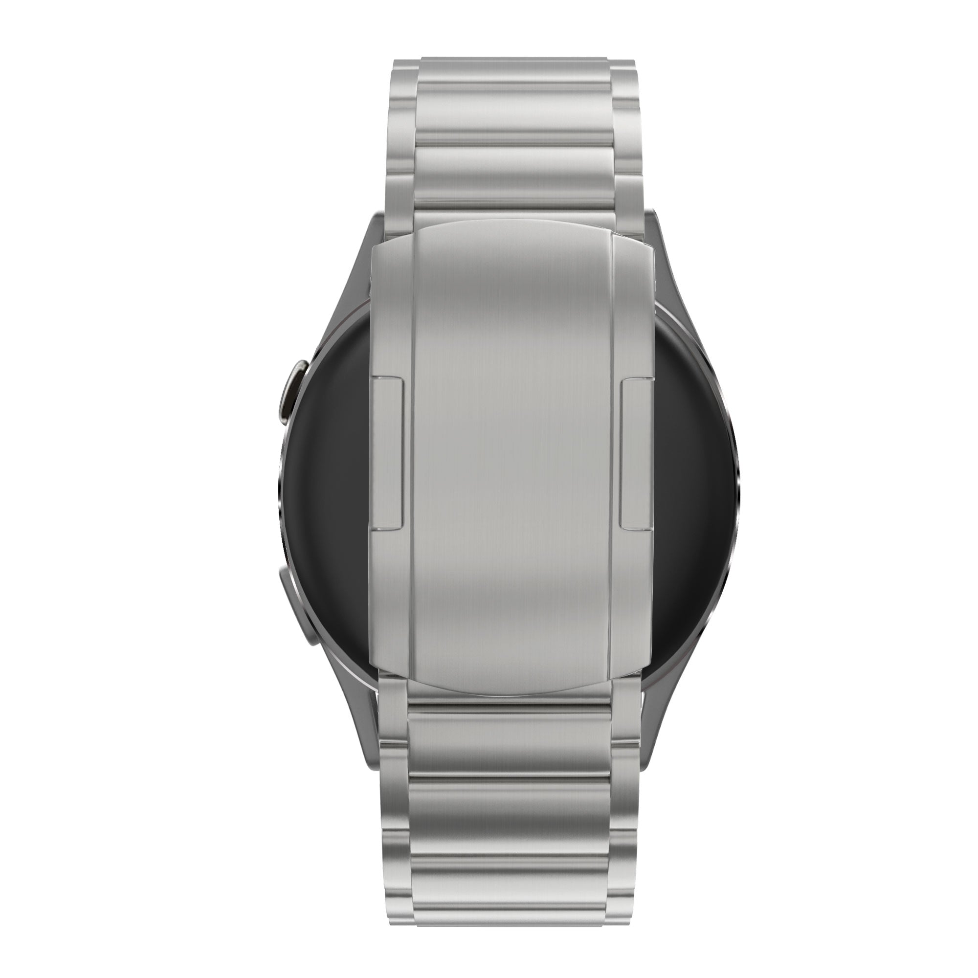 Bandz Garmin Forerunner 570 - 47mm titanium schakel band (zilver)