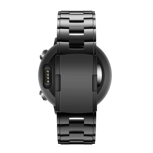 Bandz Garmin Quatix 8 - 51mm Titanium Link Strap (Black)