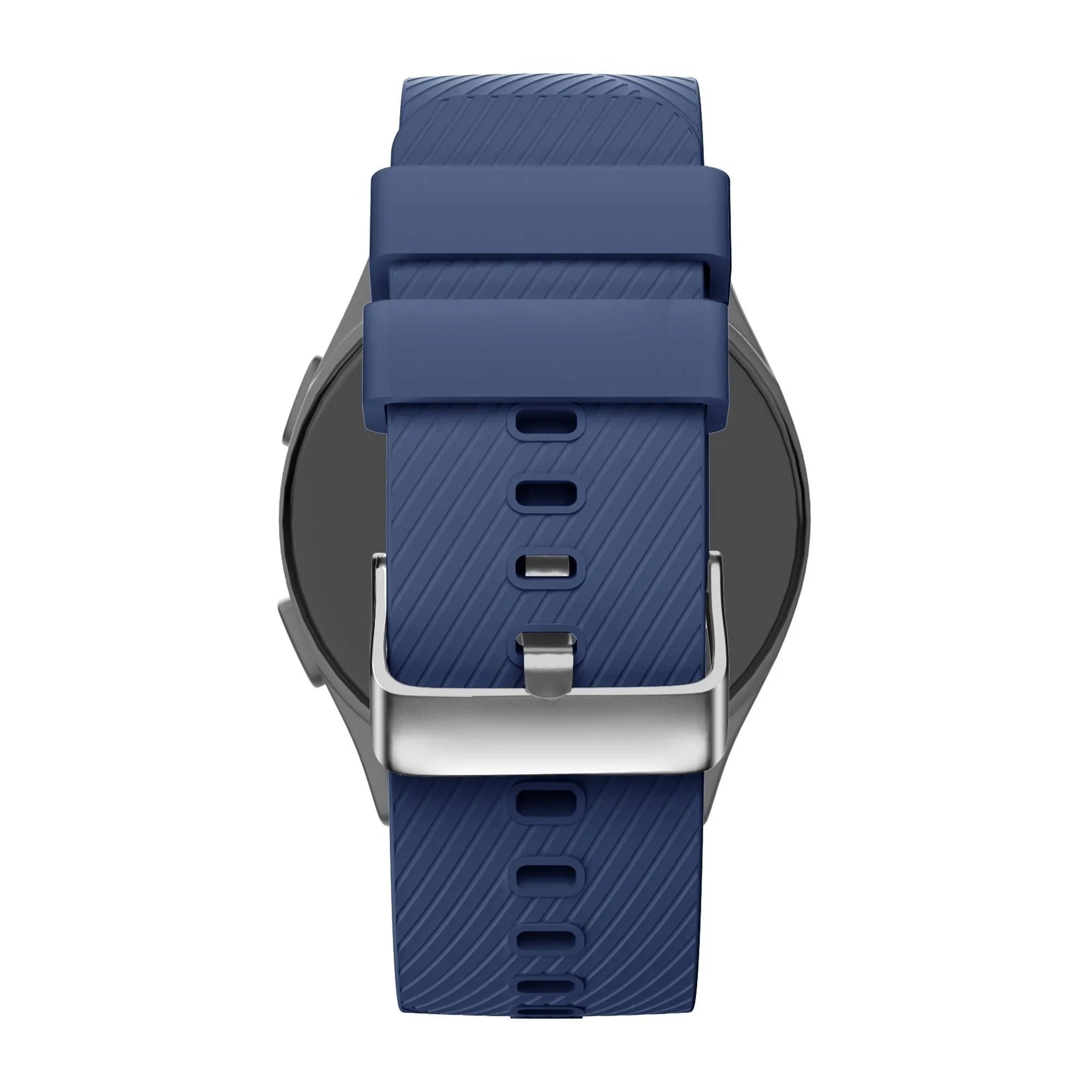 Bandz Oozoo Smartwatch 20mm siliconen band 'Deluxe' (donkerblauw)