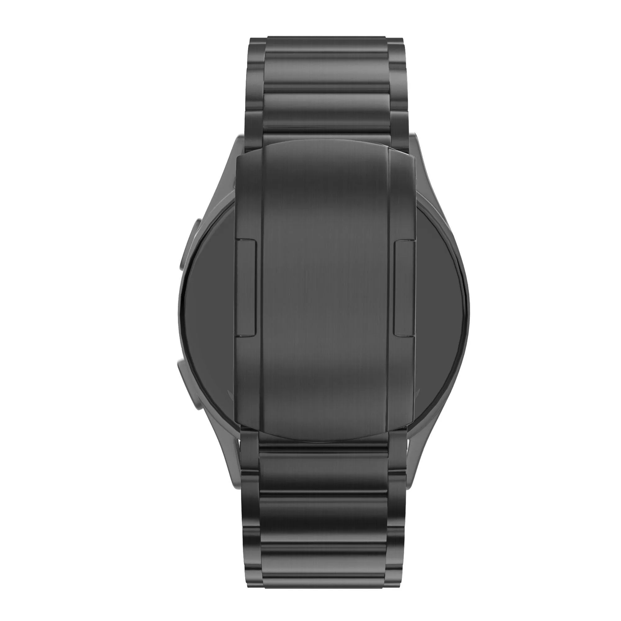Bandz OnePlus Watch Lite titanium schakel band (zwart)
