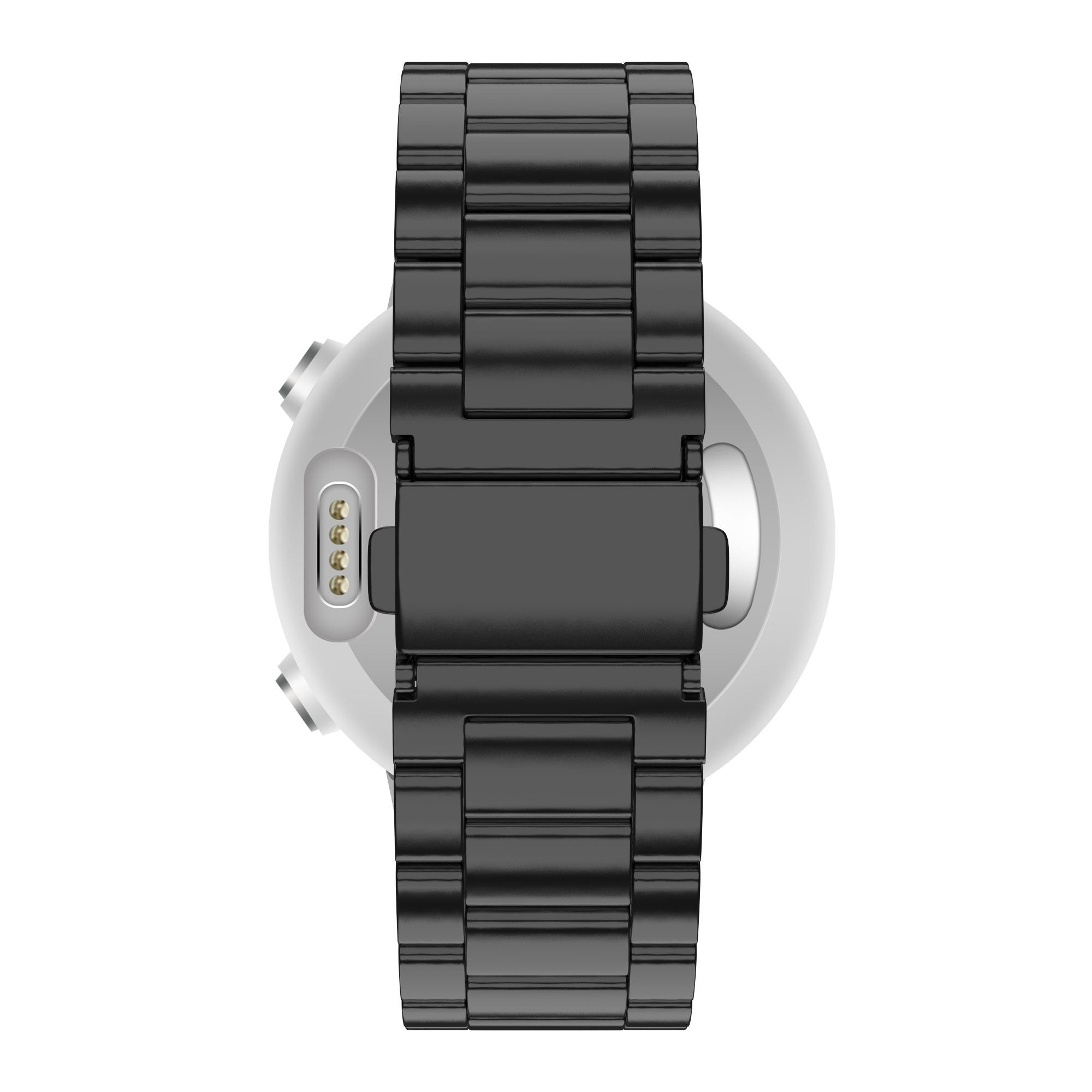 Bandz Garmin Tactix 8 - 51mm stalen band 'Classic' (zwart)