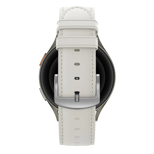 Bandz Oppo Watch X2 Mini lederen band 'Easy fit' (wit)
