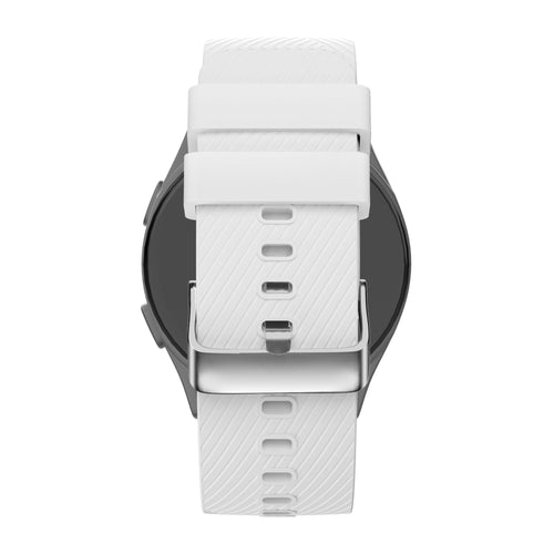Bandz Huawei Watch GT 5 - 46mm siliconen band 'Deluxe' (wit)