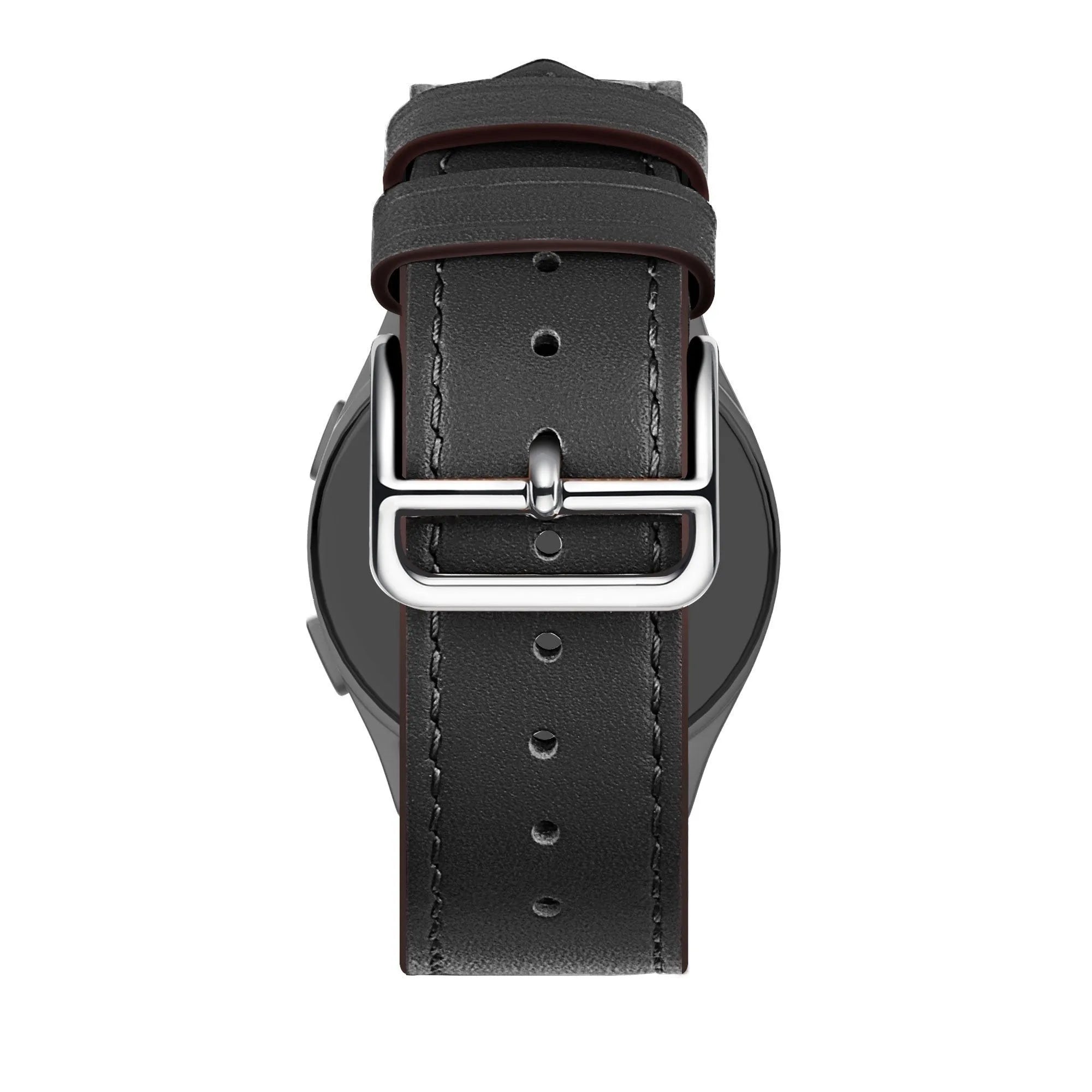 Bandz Suunto Race 2 lederen band 'Deluxe' (zwart)