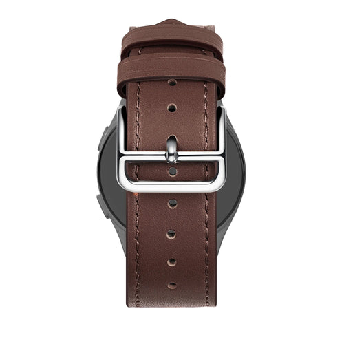 Bandz OnePlus Watch 3 lederen band 'Deluxe' (bruin)