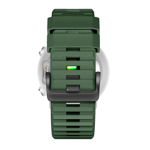 Bandz Garmin Tactix 7 siliconen band met gesp (donkergroen)