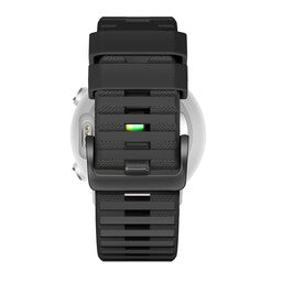 Bandz Garmin Instinct 3 - 50mm siliconen band met gesp (zwart)