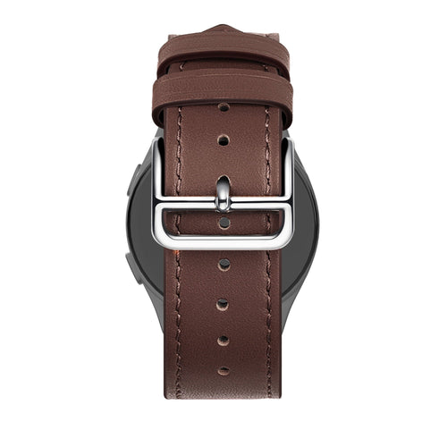Bandz Amazfit Cheetah 2 Pro lederen band 'Deluxe' (bruin)
