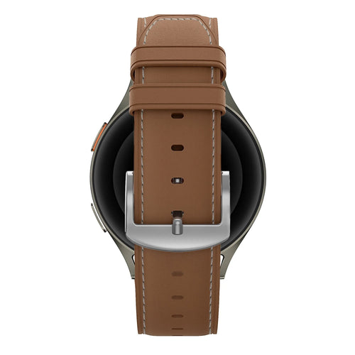 Bandz Oppo Watch X3 lederen band 'Easy fit' (bruin)