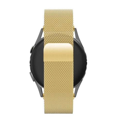 Bandz Garmin Forerunner 265s Milanese loop band (goud)