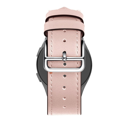 Bandz Amazfit Cheetah 2 Pro lederen band 'Deluxe' (roze)