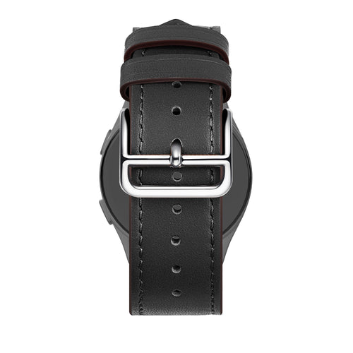 Bandz Redmi Watch 5 Active lederen band 'Deluxe' (zwart)