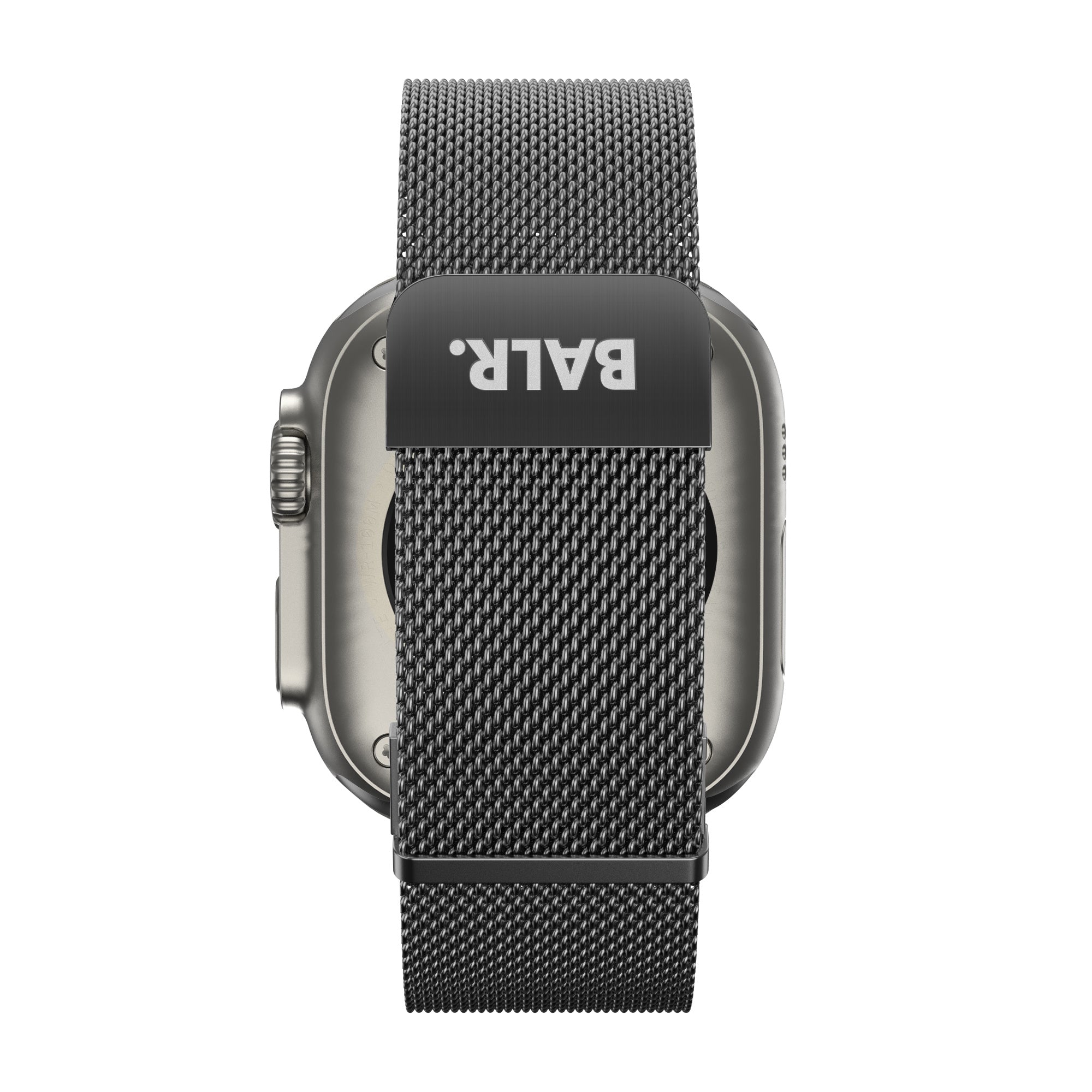 BALR Apple Watch Ultra milanese band (zwart)