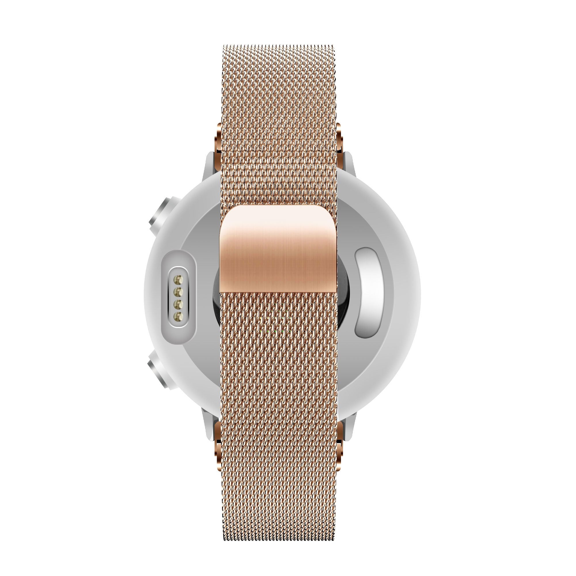 Bandz Garmin Descent Mk3(i) - 43mm Milanese loop band (rosé goud)