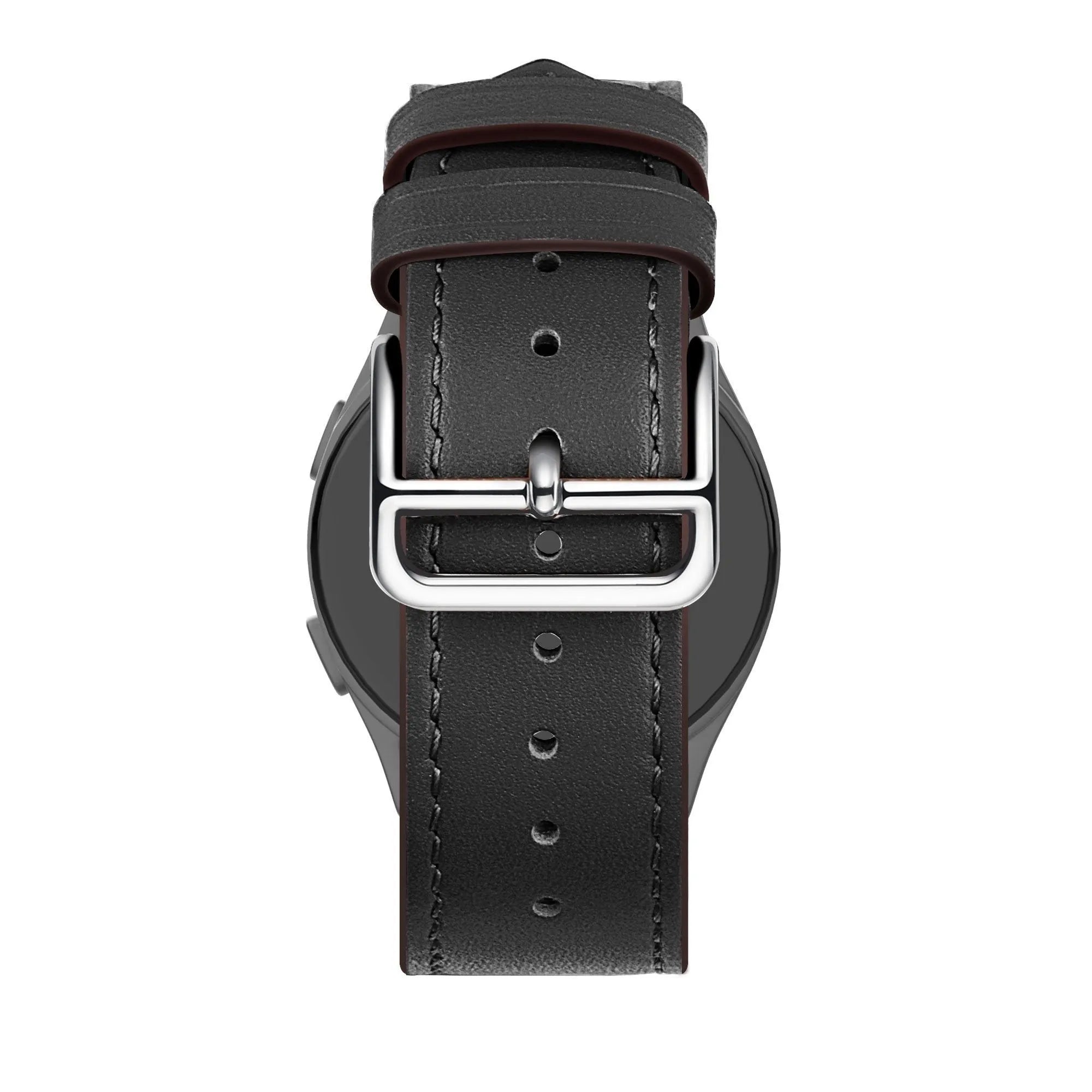 Bandz OnePlus Watch Lite lederen band 'Deluxe' (zwart)
