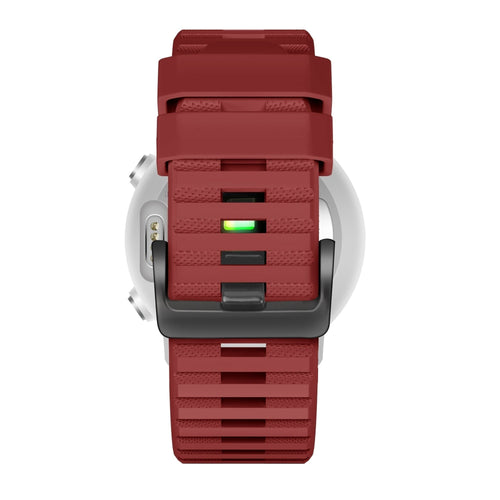 Bandz Garmin Tactix 8 - 47mm siliconen band met gesp (rood)