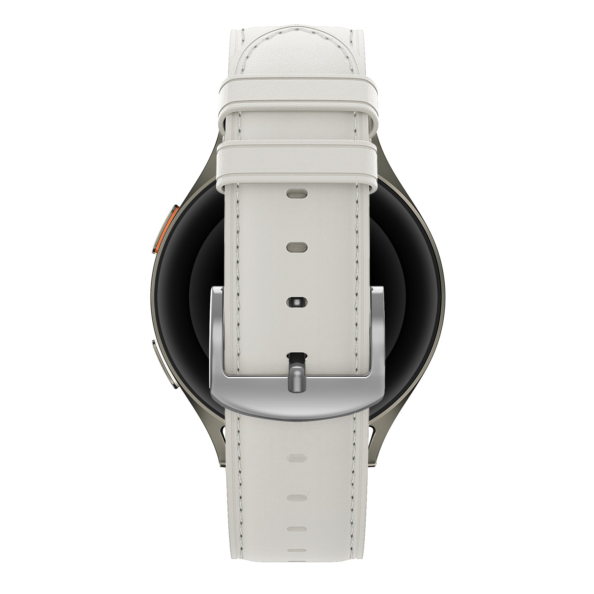 Bandz Huawei Watch GT 5 Pro - 42mm Leather Strap 'Easy Fit' (White)