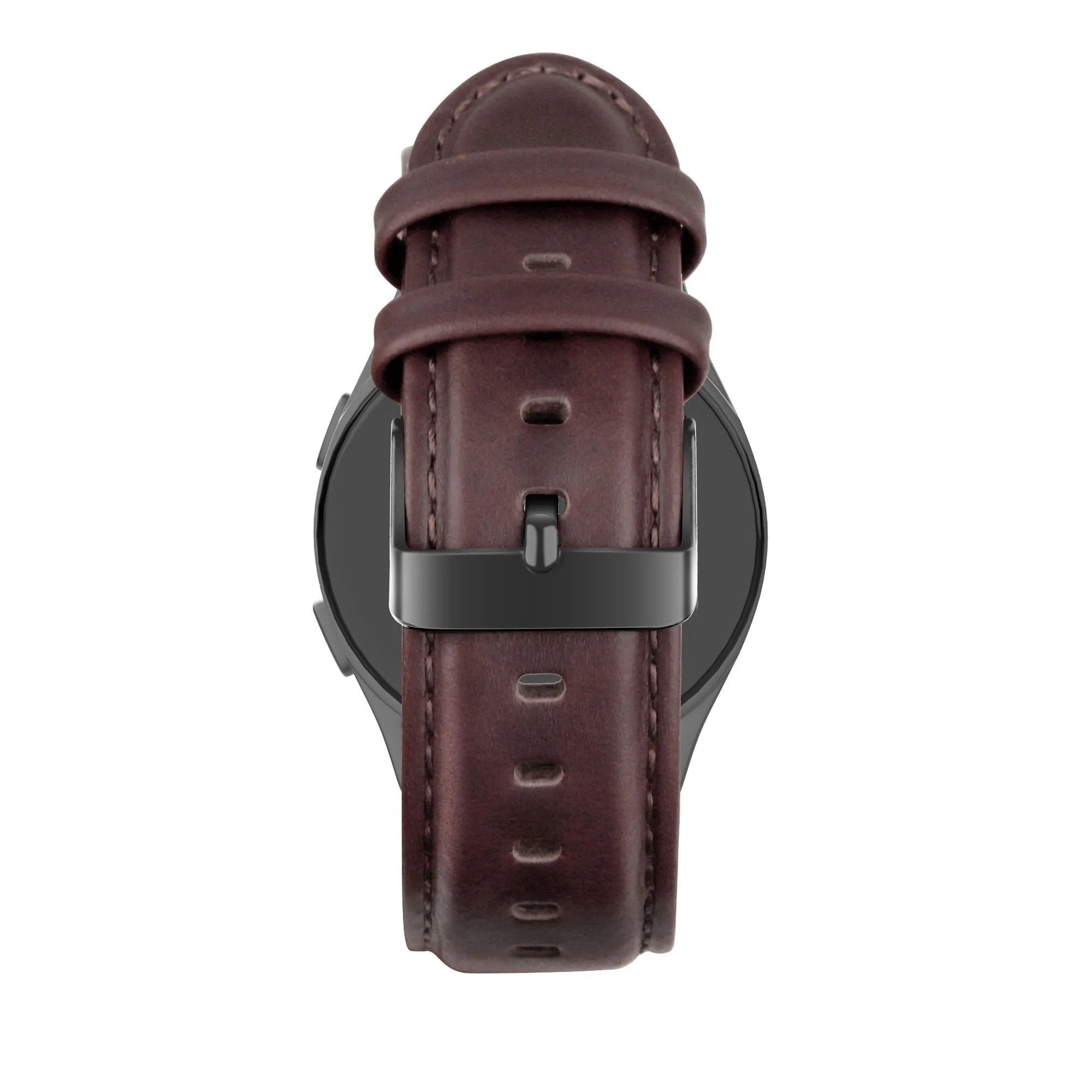 Bandz Suunto Run Leather Strap 'Classic' (Dark Brown)