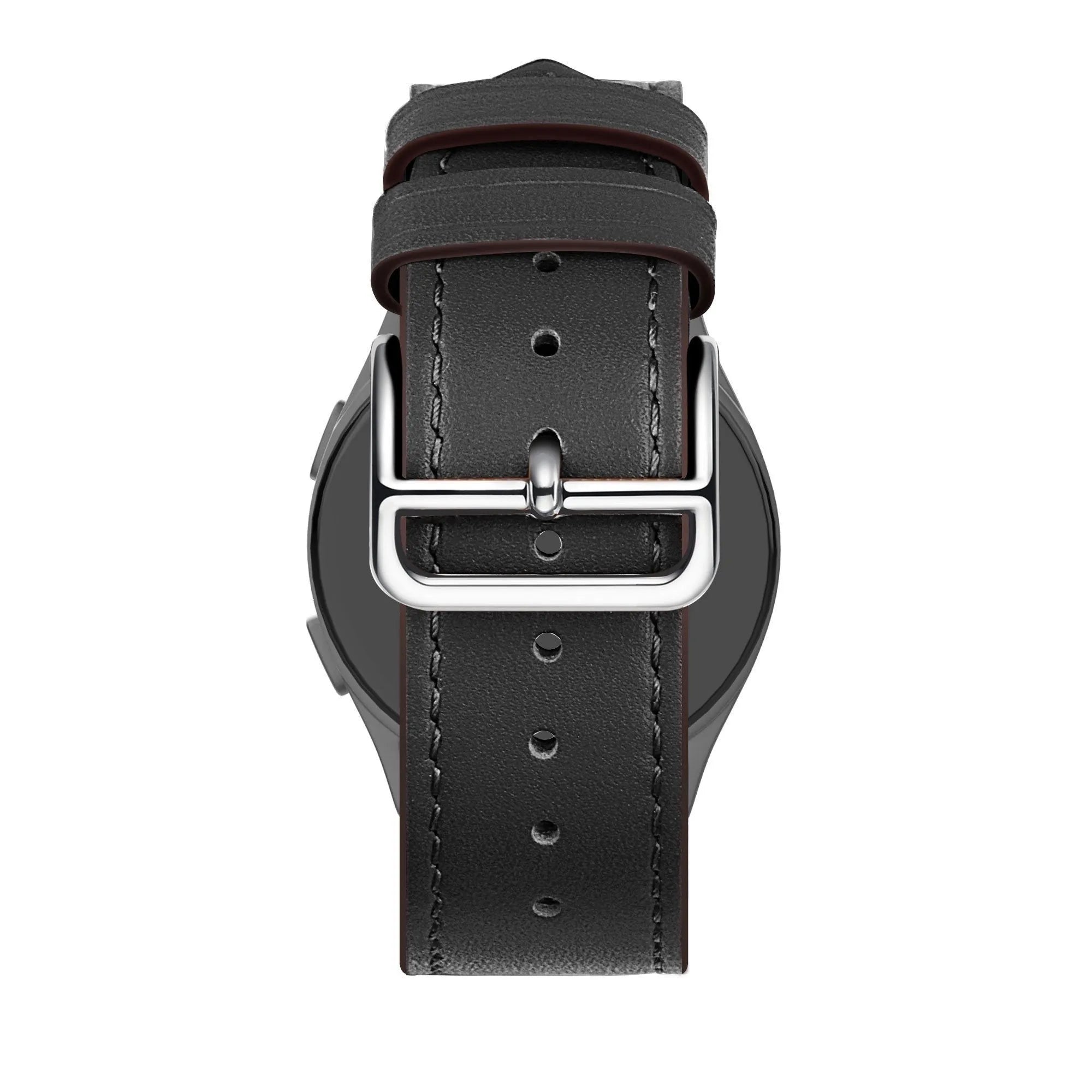 Bandz Suunto Vertical lederen band 'Deluxe' (zwart)