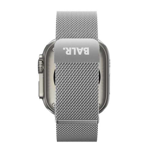 BALR Apple Watch Milanese band (zilver)