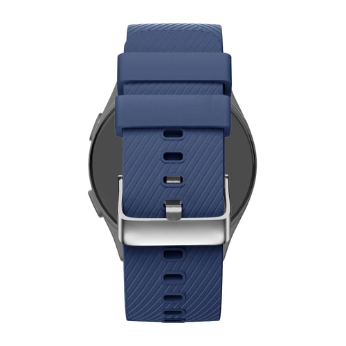 Bandz Amazfit Balance 2 siliconen band 'Deluxe' (donkerblauw)