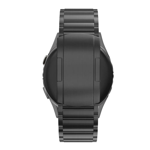 Bandz Garmin Forerunner 265s Titanium Link Strap (Black)