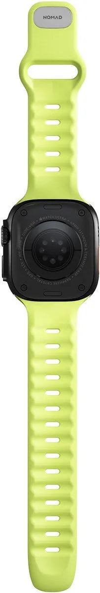 Nomad Apple Watch siliconen Tempo bandje (lime)