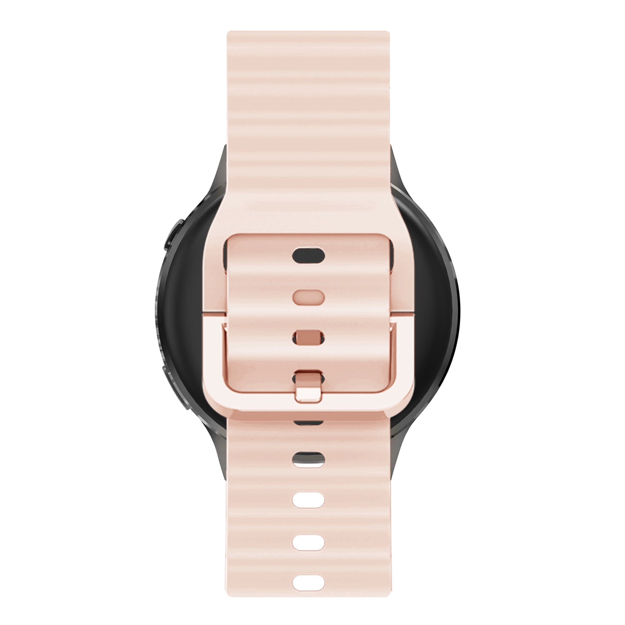 Bandz Garmin Bounce 2 siliconen band 'Wave' (lichtroze)