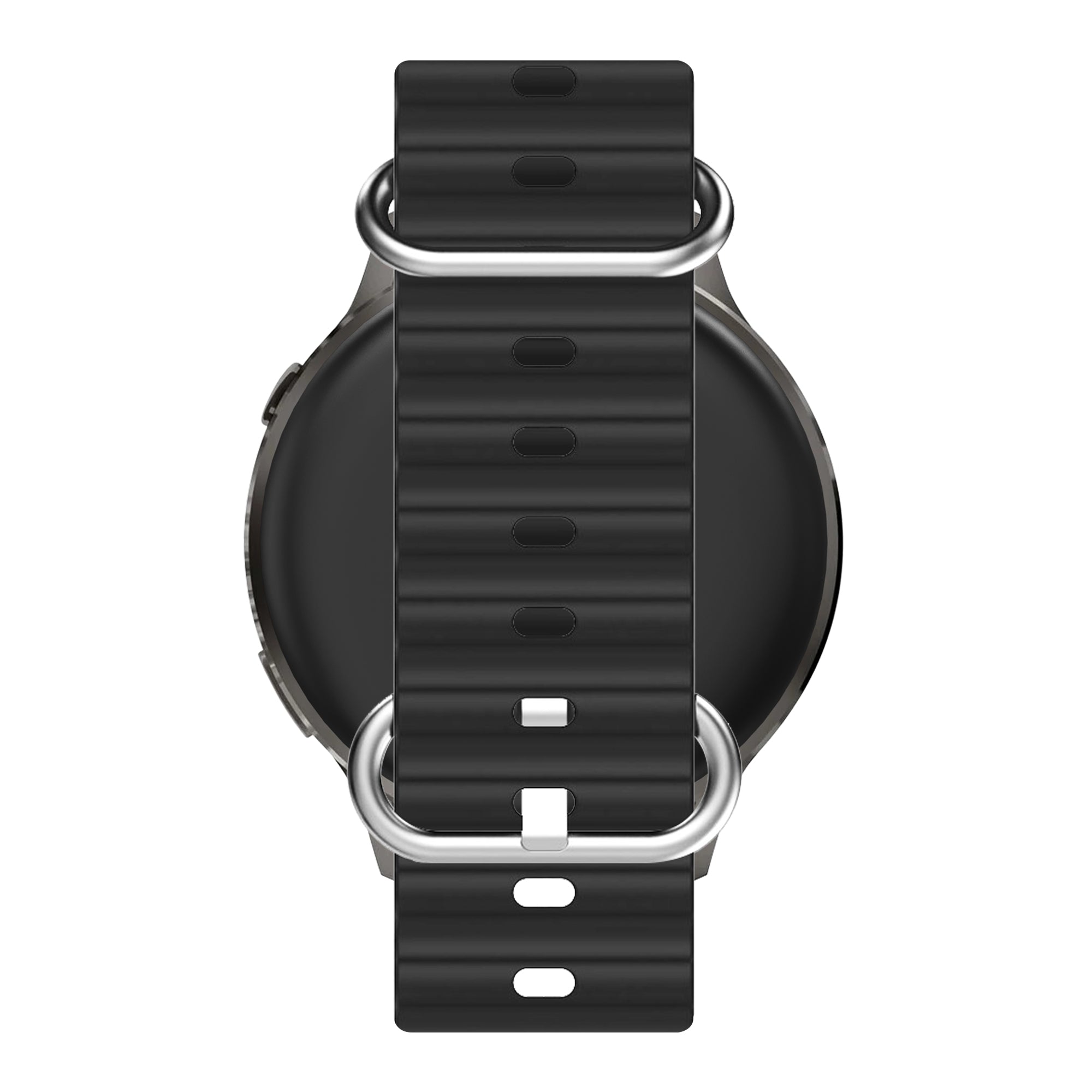 Bandz Garmin Forerunner 570 - 42mm ocean bandje 'Classic' (zwart)