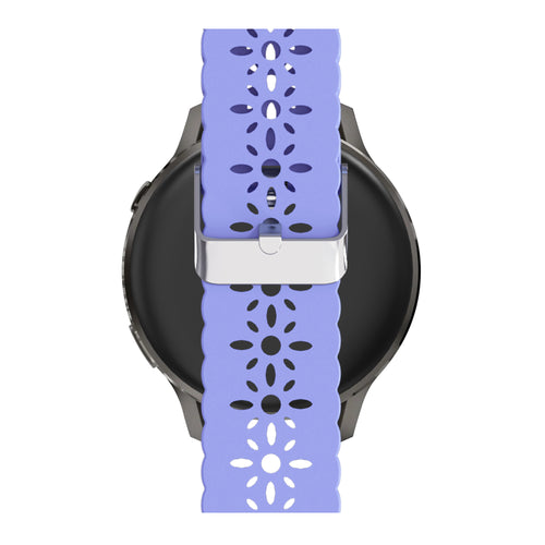 Bandz Garmin Approach S42 siliconen band 'Lace' (lichtpaars)