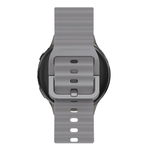 Bandz Garmin Bounce 2 siliconen band 'Wave' (donkergrijs)
