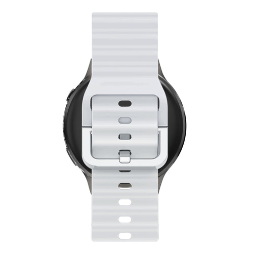 Bandz Garmin Bounce 2 siliconen band 'Wave' (lichtgrijs)