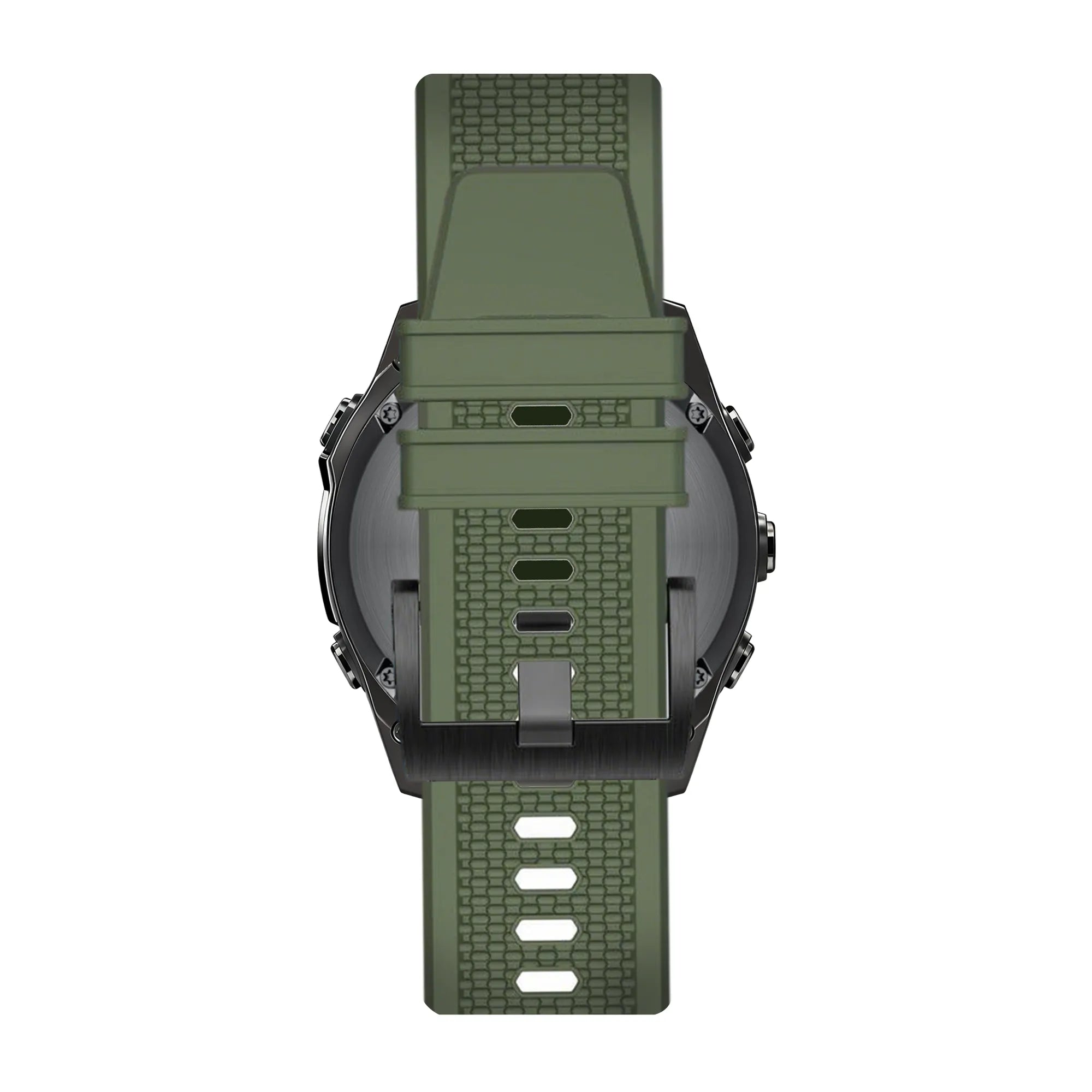 Bandz Garmin Fenix E siliconen band 'Explorer' (groen)