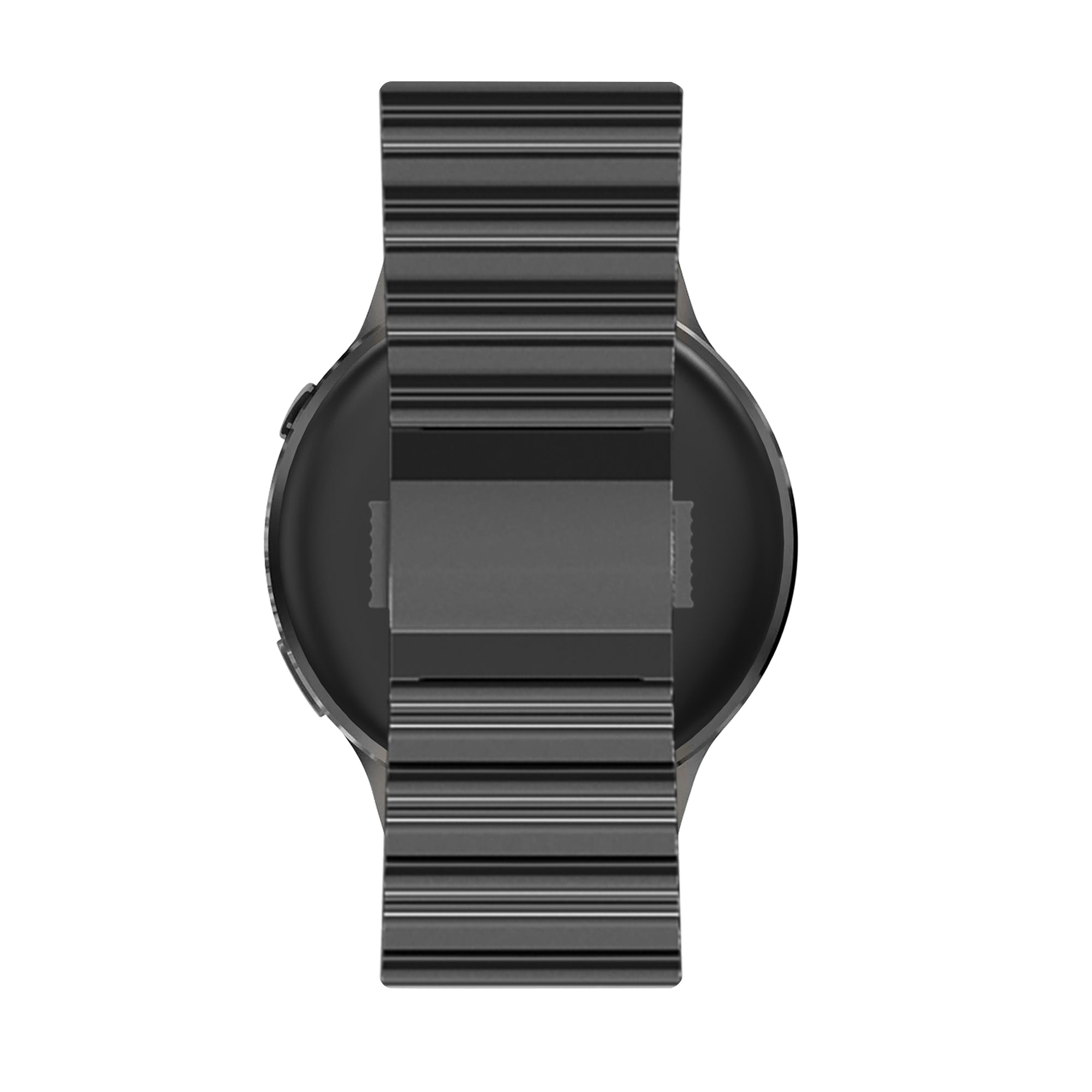 Bandz Samsung Galaxy Watch 3 45mm premium stalen band 'Ocean' (zwart)