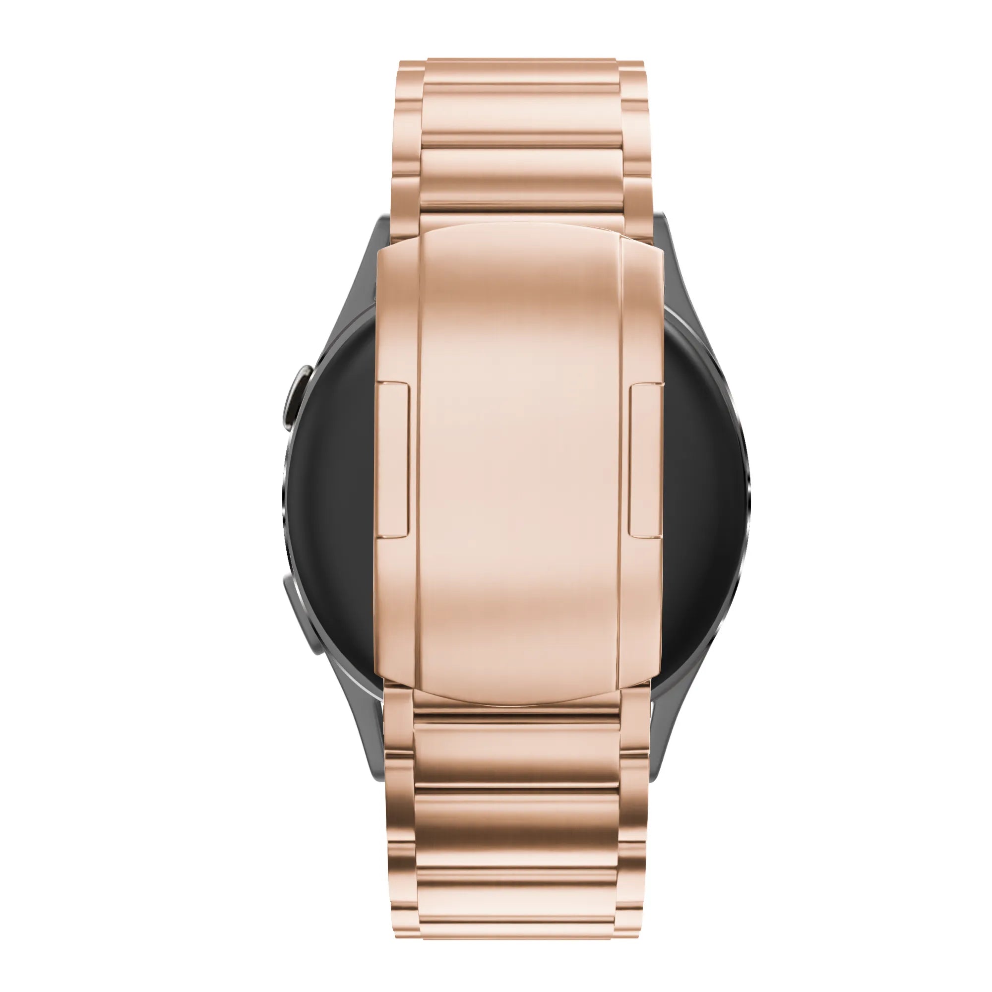 Bandz Garmin Forerunner 570 - 42mm Titanium Link Strap (Rose Gold)