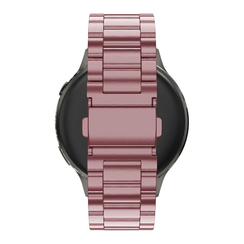 Bandz Garmin Vivoactive 4s stalen band 'Classic' (roze)