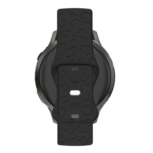 Bandz Garmin Bounce 2 siliconen band 'Leopard' (zwart)